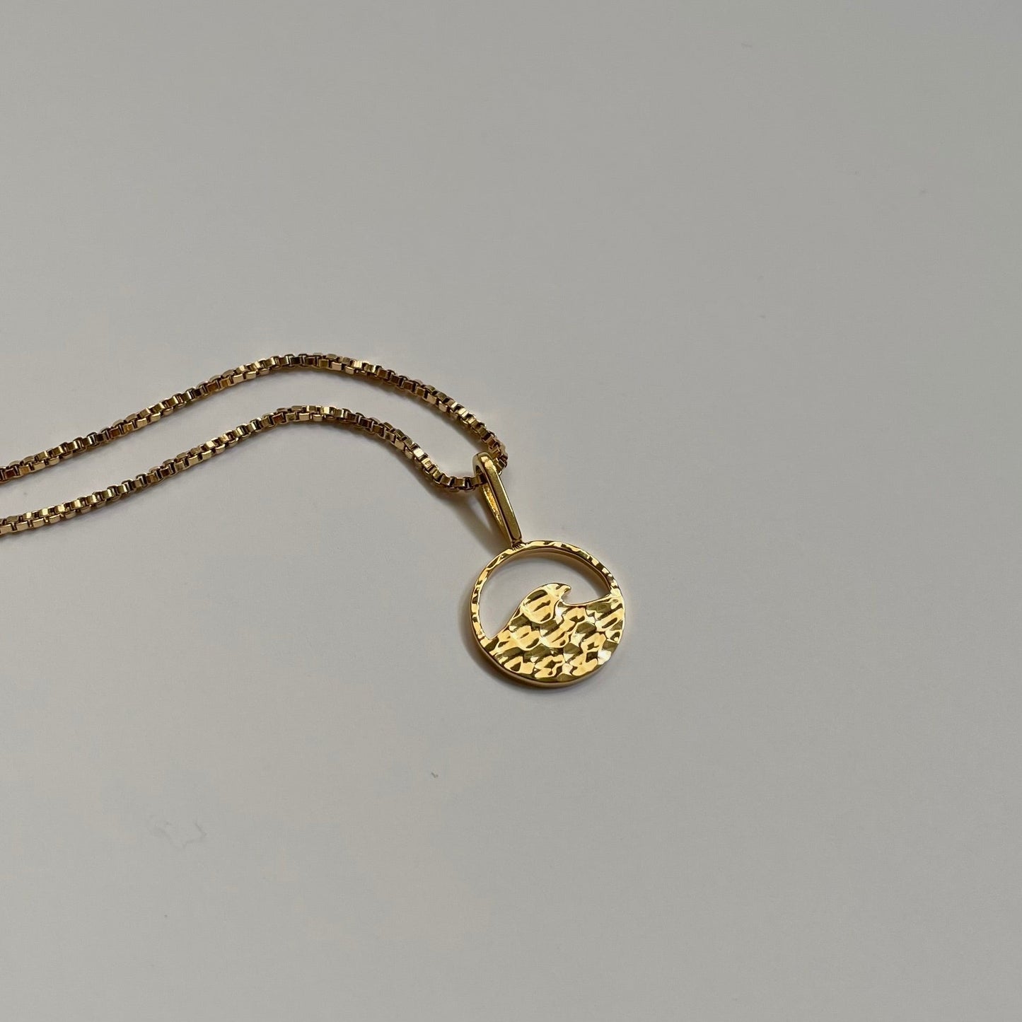 Wave Necklace- Gold - Namaste Jewelry Canada