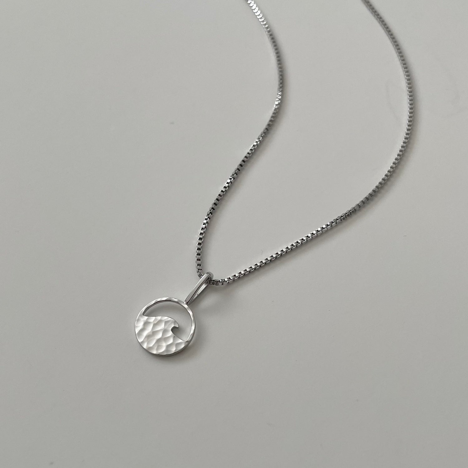 Wave Necklace- Silver - Namaste Jewelry Canada